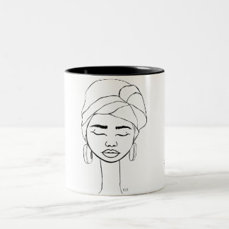 De Café Em Dois Tons Caneca Fanm Fle