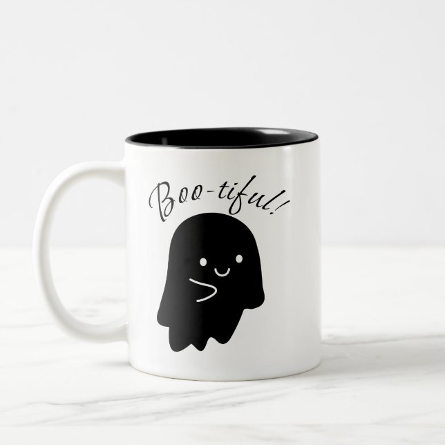De Café Em Dois Tons Caneca Fantasma Encantador (Esquerda)