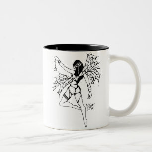 De Café Em Dois Tons Caneca feericamente da lua