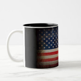 De Café Em Dois Tons Caneca feita sob encomenda |Coffee da bandeira