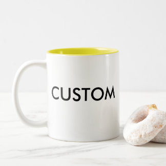De Café Em Dois Tons Caneca feita sob encomenda do Dois-Tom 11oz -