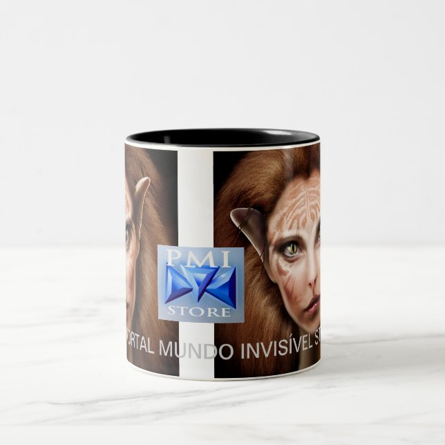 DE CAFÉ EM DOIS TONS CANECA FELINA (Centro)