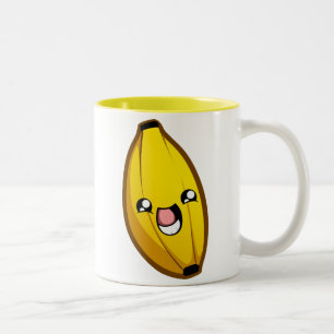 De Café Em Dois Tons Caneca feliz da banana