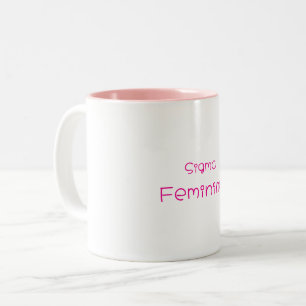 De Café Em Dois Tons Caneca Feminina Sigma