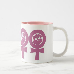 De Café Em Dois Tons Caneca feminista