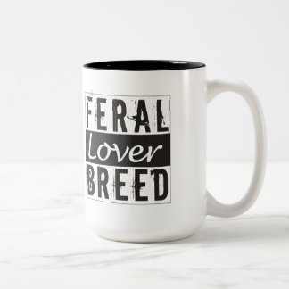 De Café Em Dois Tons caneca feroz da raça 15-Oz