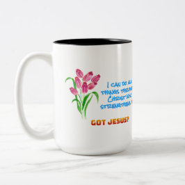 De Café Em Dois Tons Caneca Filipenses 4:13