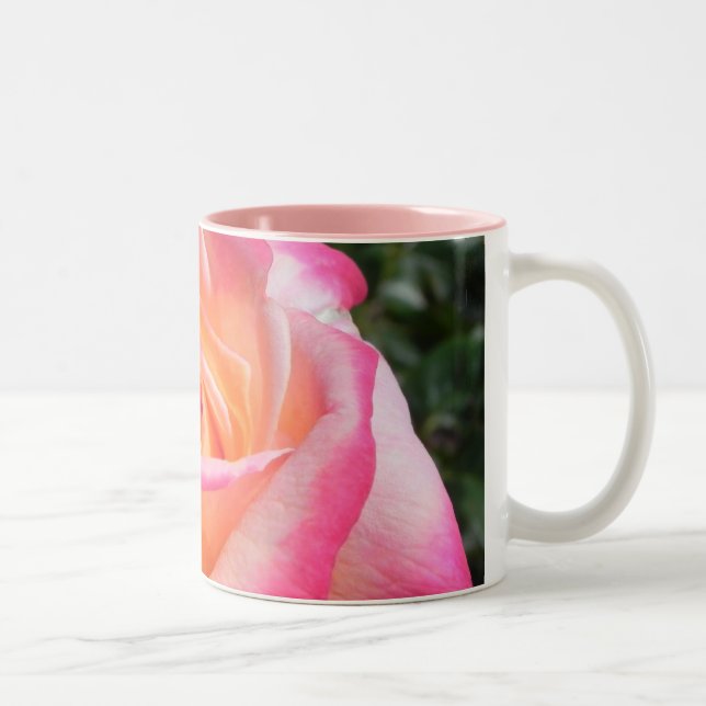 De Café Em Dois Tons Caneca floral (Direita)