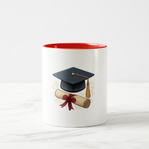 De Café Em Dois Tons Caneca - Formatura
