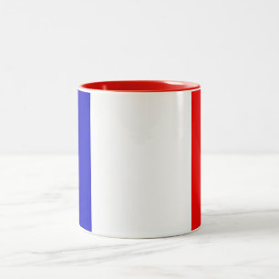 De Café Em Dois Tons Caneca francesa da bandeira
