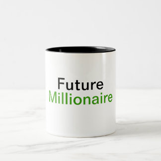 De Café Em Dois Tons Caneca futura do milionário
