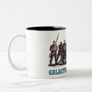 De Café Em Dois Tons Caneca galáctica dos gladiadores