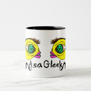 DE CAFÉ EM DOIS TONS CANECA GÊMEA DOS PEIXES