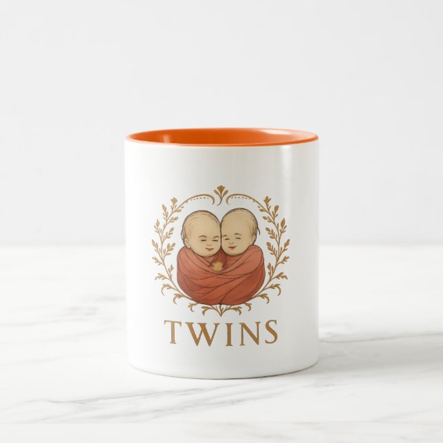 De Café Em Dois Tons Caneca - Gêmeos (Centro)