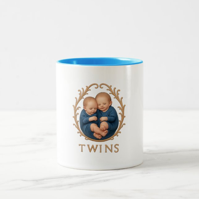 De Café Em Dois Tons Caneca - Gêmeos (Centro)