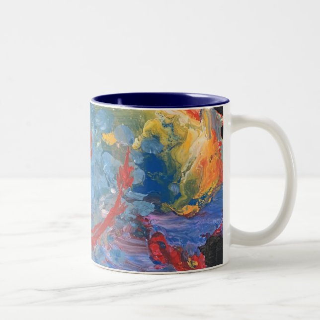 De Café Em Dois Tons Caneca Gia (Direita)