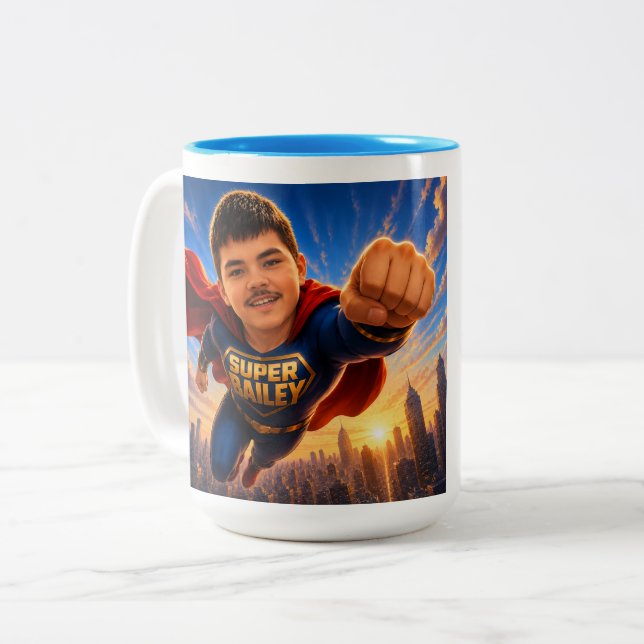 De Café Em Dois Tons Caneca GRADUATE BAILEY (Frente Esquerda)