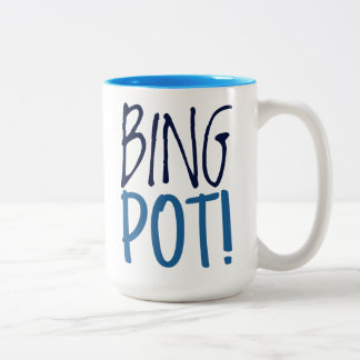 De Café Em Dois Tons Caneca Grande - Bing Pot!