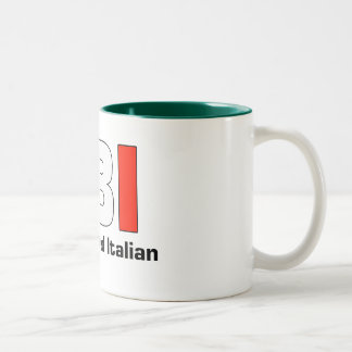 De Café Em Dois Tons Caneca grande italiana completa da papá do FBI