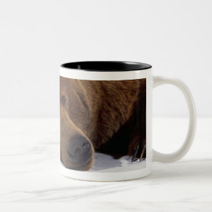 De Café Em Dois Tons Caneca Grizzle do urso