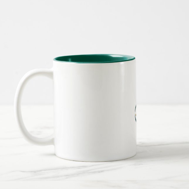 De Café Em Dois Tons Caneca Hajj Mabroor Verde e Dourada (Esquerda)