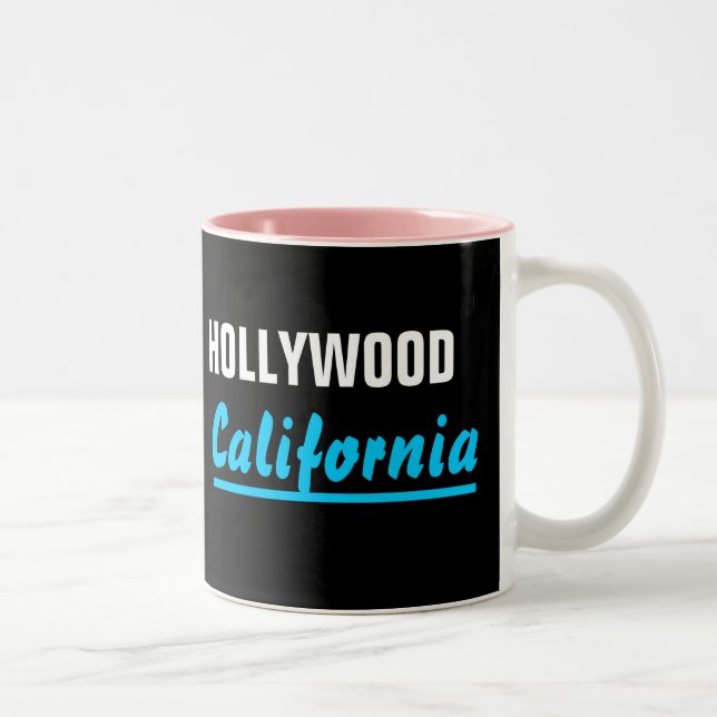 De Café Em Dois Tons Caneca HOLLYWOOD (Direita)