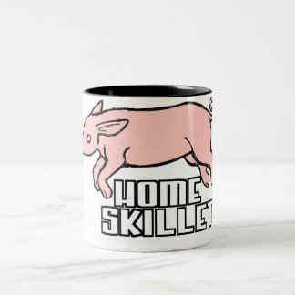 De Café Em Dois Tons Caneca Home do frigideira
