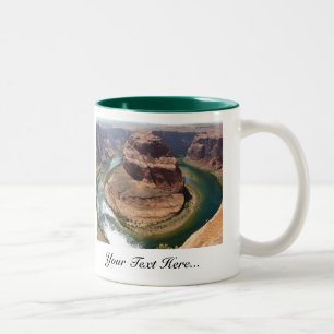 De Café Em Dois Tons Caneca "Horseshoe Bend"