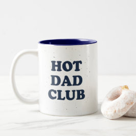 De Café Em Dois Tons Caneca Hot Dad Club - Presente Divertido para Papa
