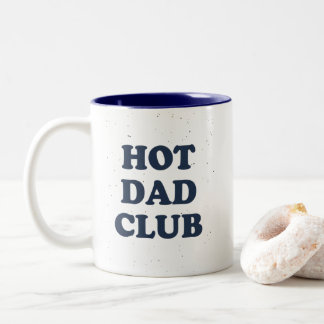 De Café Em Dois Tons Caneca Hot Dad Club - Presente Divertido para Papa