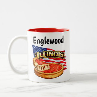 De Café Em Dois Tons Caneca Illinois Two-Tone