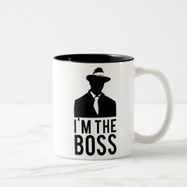 De Café Em Dois Tons Caneca I'm the Boss