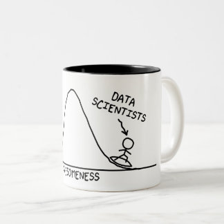 De Café Em Dois Tons Caneca impressionante dos cientistas dos dados