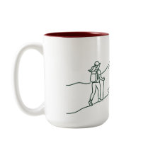 Caneca Indo para as montanhas