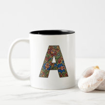 Caneca Inicial A Rosemaling Norueguesa Noruega