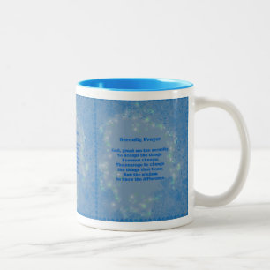 De Café Em Dois Tons Caneca inspirada dos corações da oração da