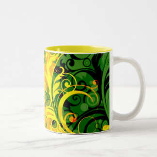 De Café Em Dois Tons Caneca intitulado