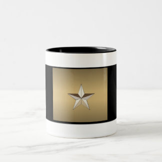 De Café Em Dois Tons Caneca iraquiana da medalha da campanha - ICM -