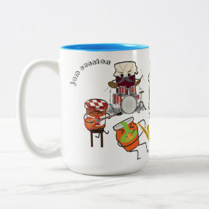 De Café Em Dois Tons Caneca Jam Session