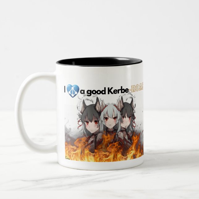 De Café Em Dois Tons Caneca Kerberoast - Por Cwrw (Esquerda)