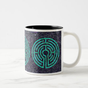 De Café Em Dois Tons Caneca LABYRINTH III Preto Duas-Tons