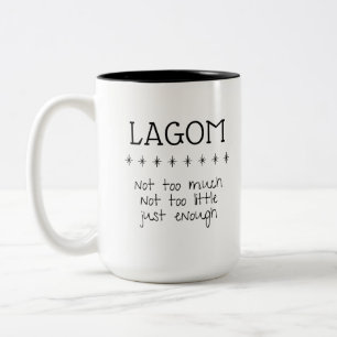 De Café Em Dois Tons Caneca Lagom Sueca
