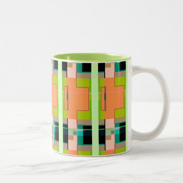 De Café Em Dois Tons caneca legal (Direita)