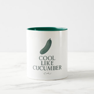 De Café Em Dois Tons Caneca - Legal Como Pepino
