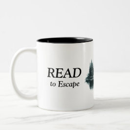 De Café Em Dois Tons Caneca Leitura para Fugir da Vida do Clube do Livr