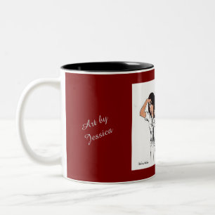 De Café Em Dois Tons Caneca Let's Play Ball