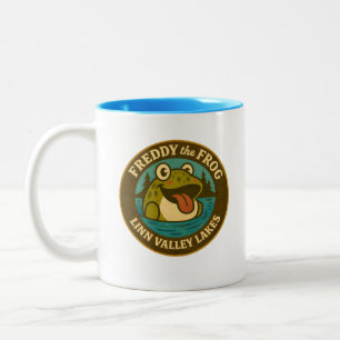 De Café Em Dois Tons Caneca Linn Valley Lakes Freddy