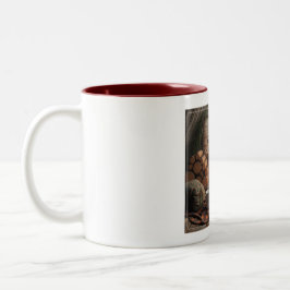 De Café Em Dois Tons Caneca Logs & Lazy Mornings – Escape Aconchegante
