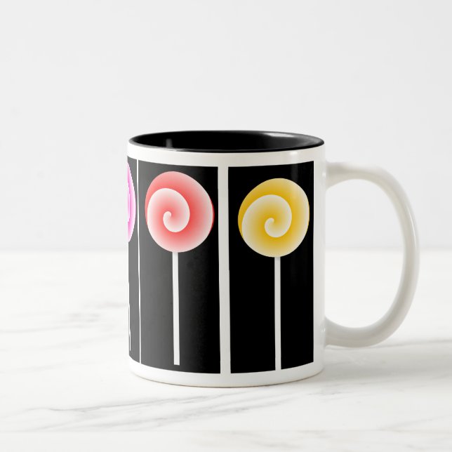 De Café Em Dois Tons Caneca Lollipop (Direita)