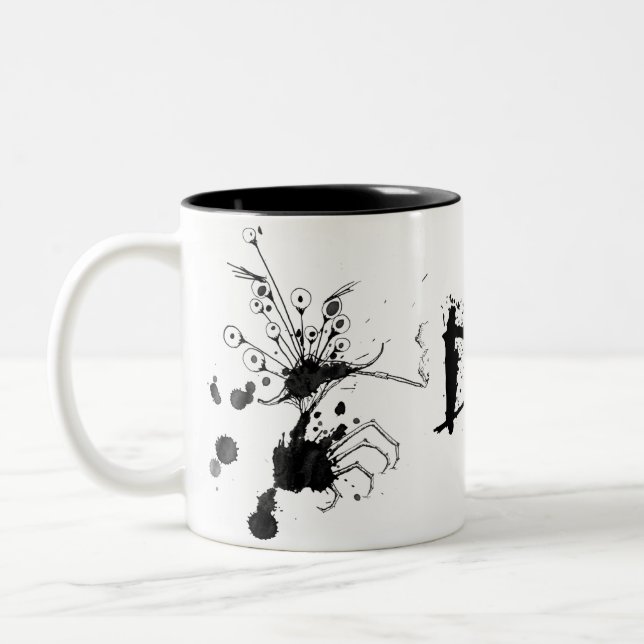 De Café Em Dois Tons Caneca louca do pai (Esquerda)